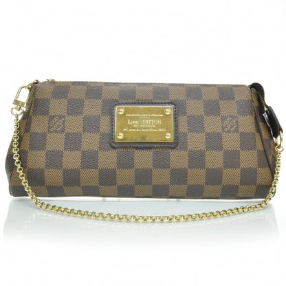 Louis Vuitton Damier Ebene Eva Clutch 1 of 9