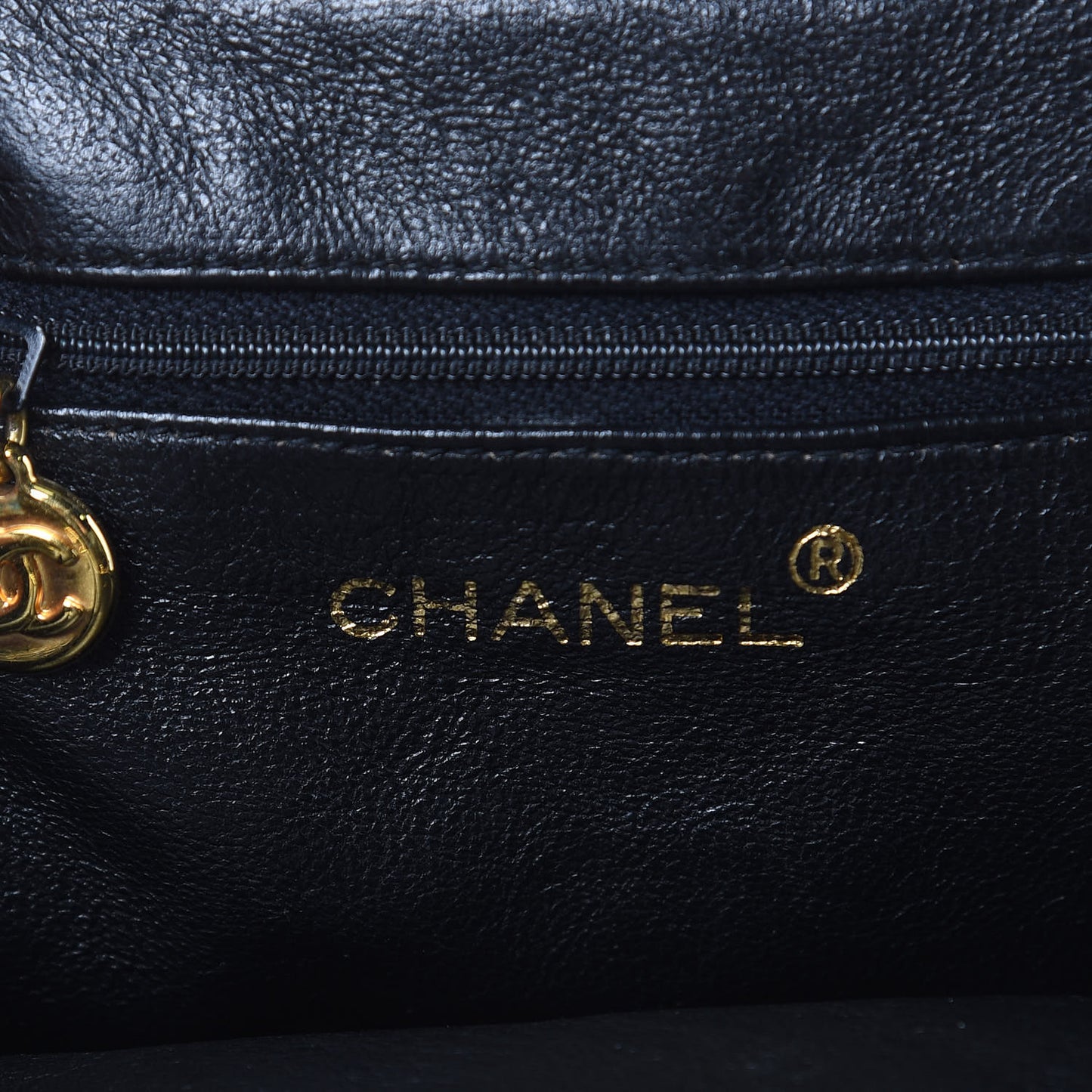 Lambskin Quilted Small Kisslock Evening Bag Black