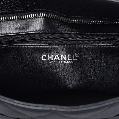 Chanel Caviar Quilted Medallion Tote Black 6 of 15