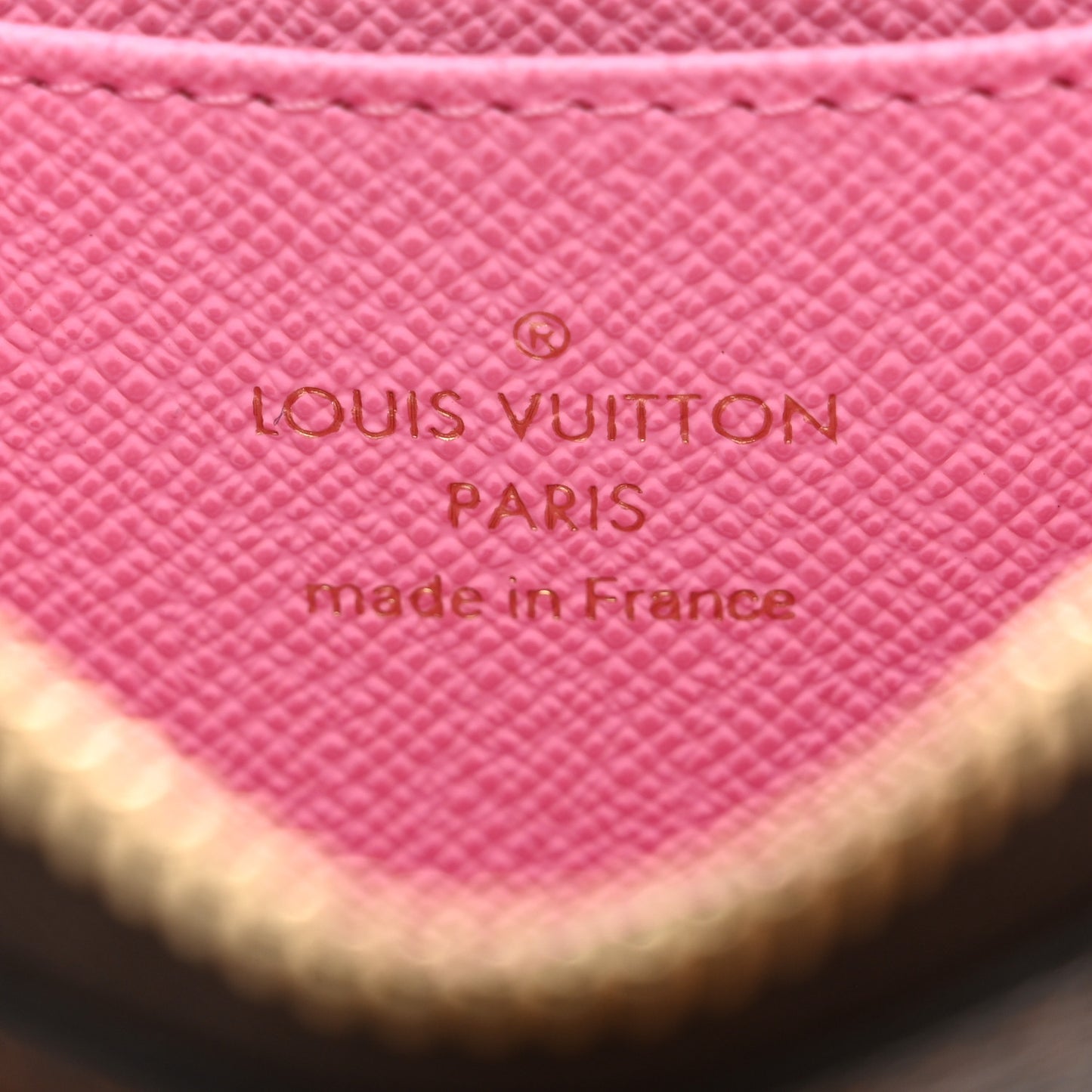Damier Ebene 2023 Christmas Animation Alpine Zippy Coin Purse Pink