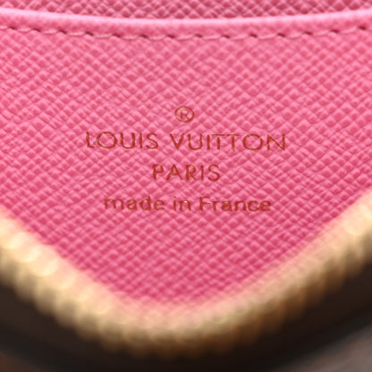 Louis Vuitton Damier Ebene 2023 Christmas Animation Alpine Zippy Coin Purse Pink 6 of 7