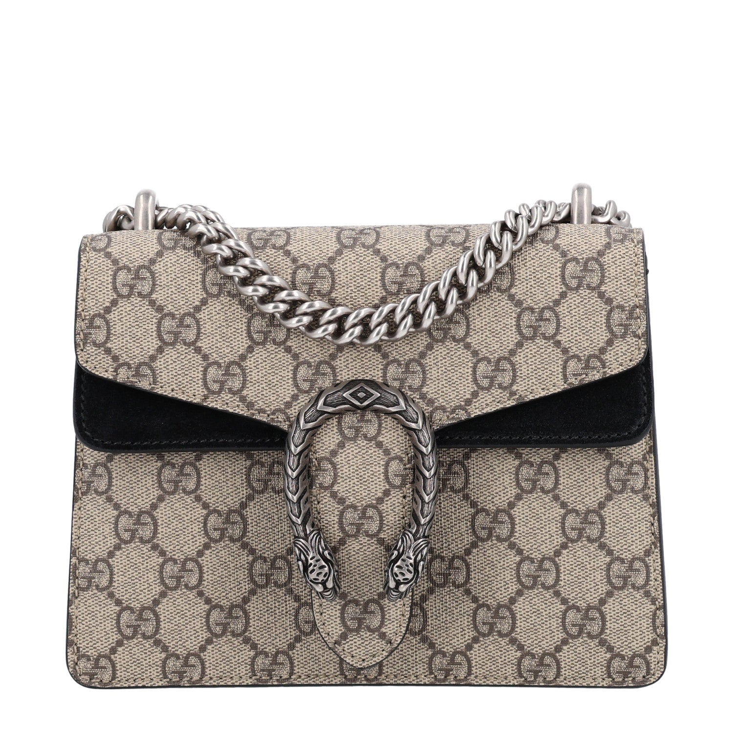 Gucci GG Supreme Monogram Mini Dionysus Shoulder Bag Black 1 of 9