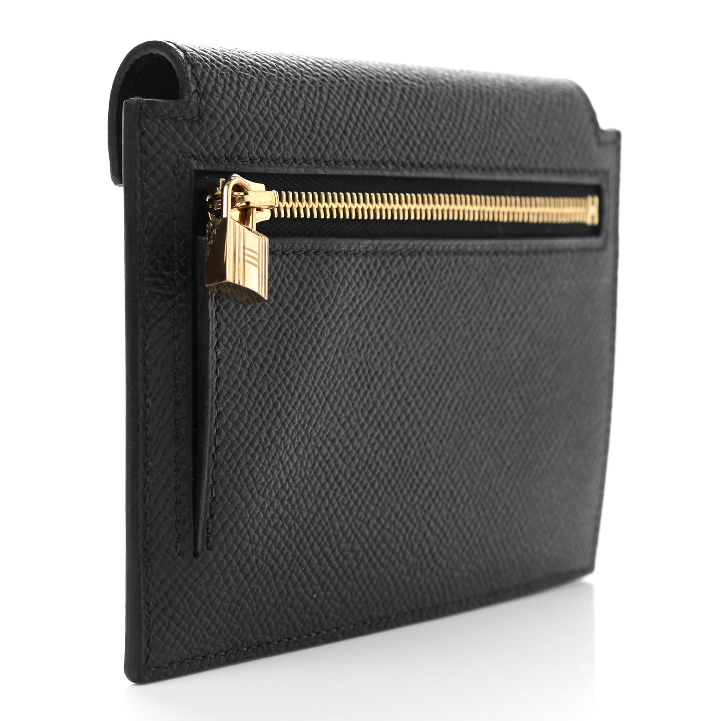 Epsom Kelly Pocket Compact Wallet Black