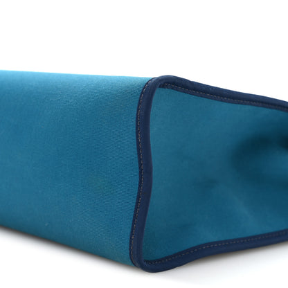 Hermes Toile Officier Vache Hunter Herbag Zip PM 31 Bleu Izmir Fauve 11 of 12