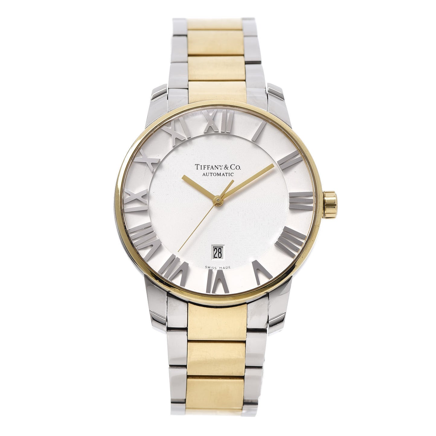 Stainless Steel 18K Yellow Gold 42mm Atlas Automatic Watch