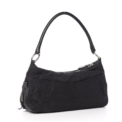Prada Tessuto Nylon Buffalo Shoulder Bag Black 3 of 14