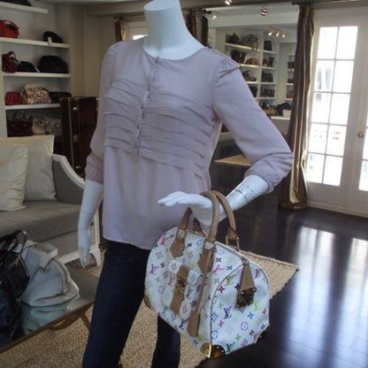 Louis Vuitton Monogram Multicolor Speedy 30 White 2 of 9