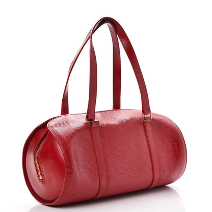 Louis Vuitton Epi Soufflot Castillan Red 3 of 18