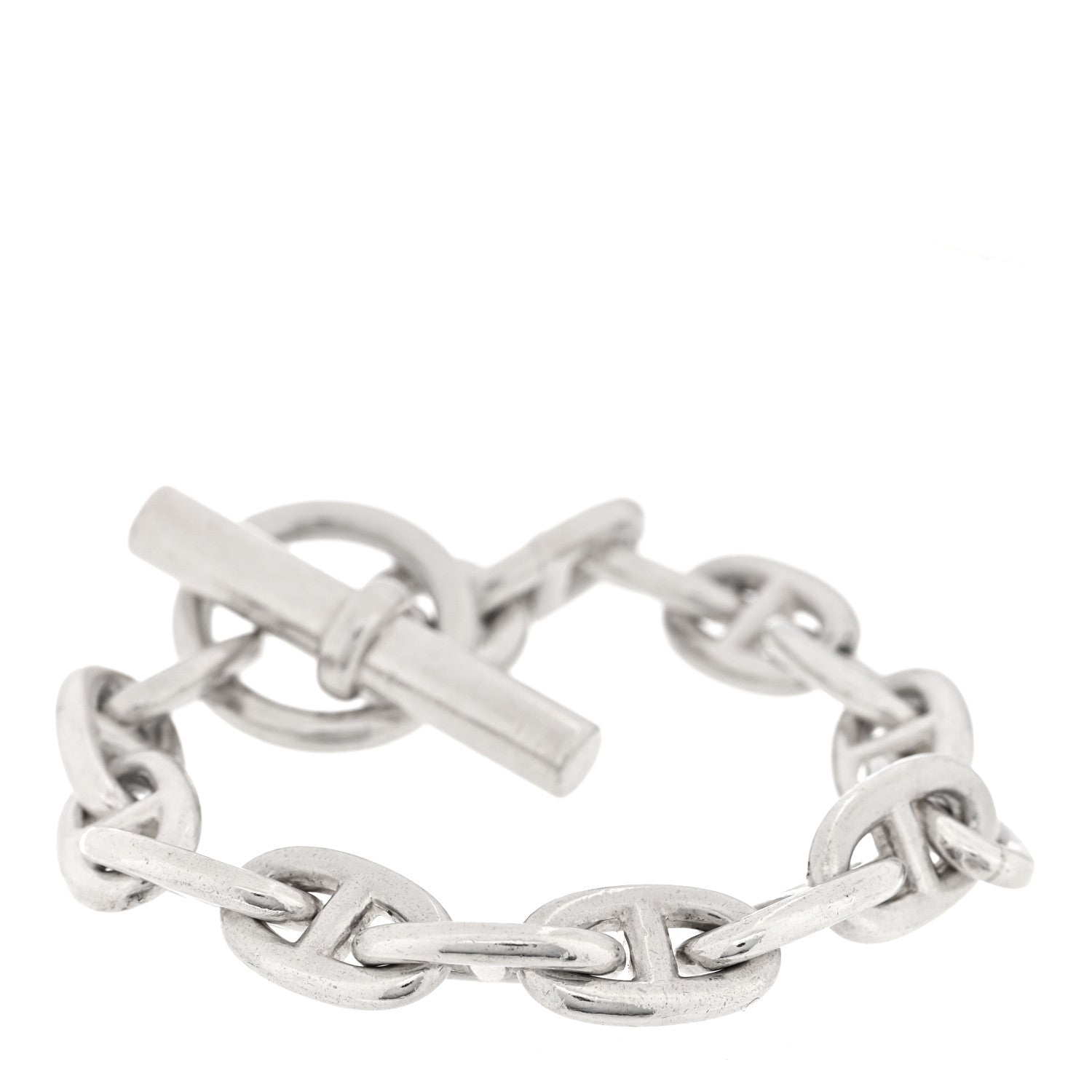 Hermes Sterling Silver PM Chaine D'Ancre Bracelet 1 of 3