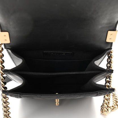 Chanel Calfskin Quilted North South Boy Flap Black 5 of 10