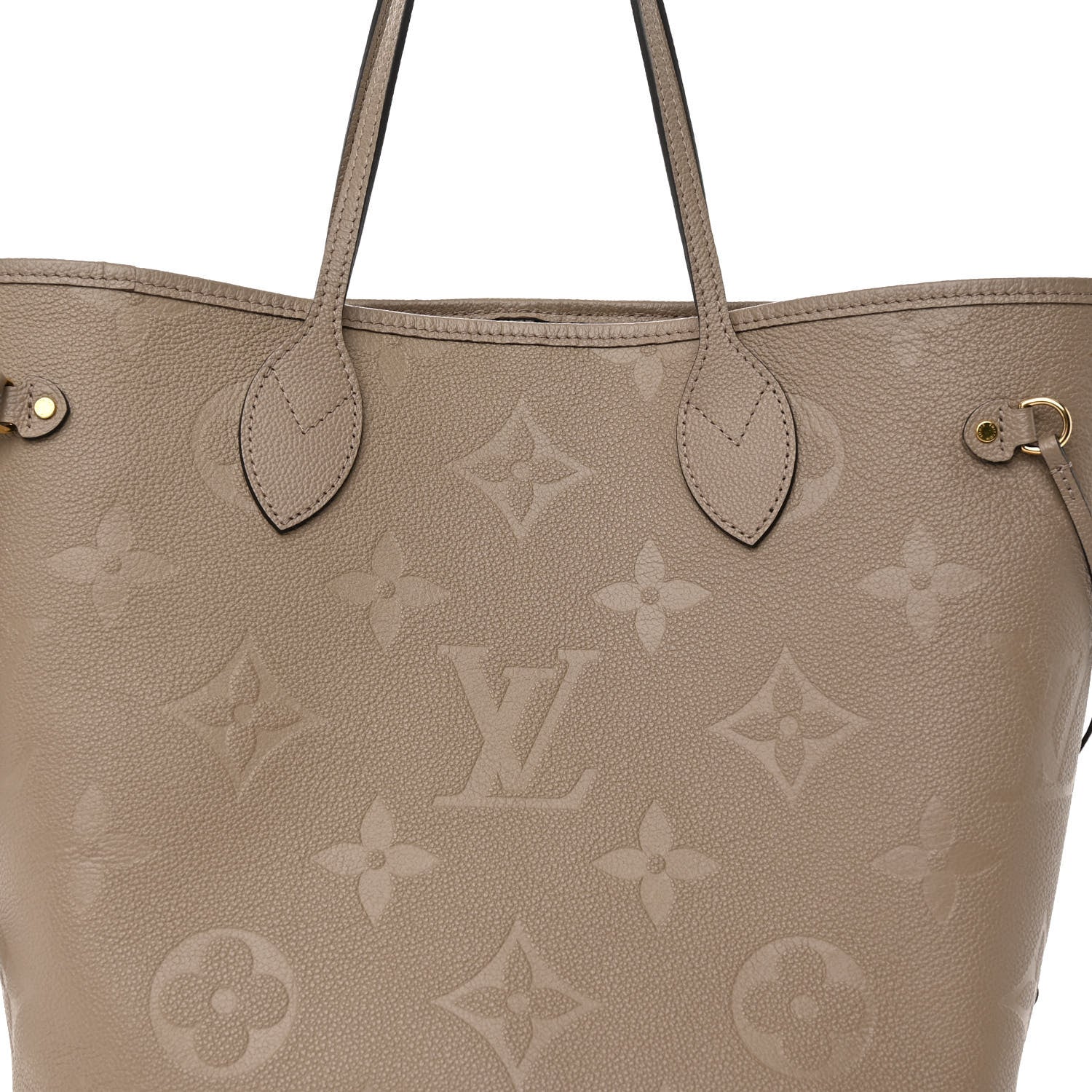 Louis Vuitton Empreinte Monogram Giant Neverfull MM Tourterelle 7 of 11