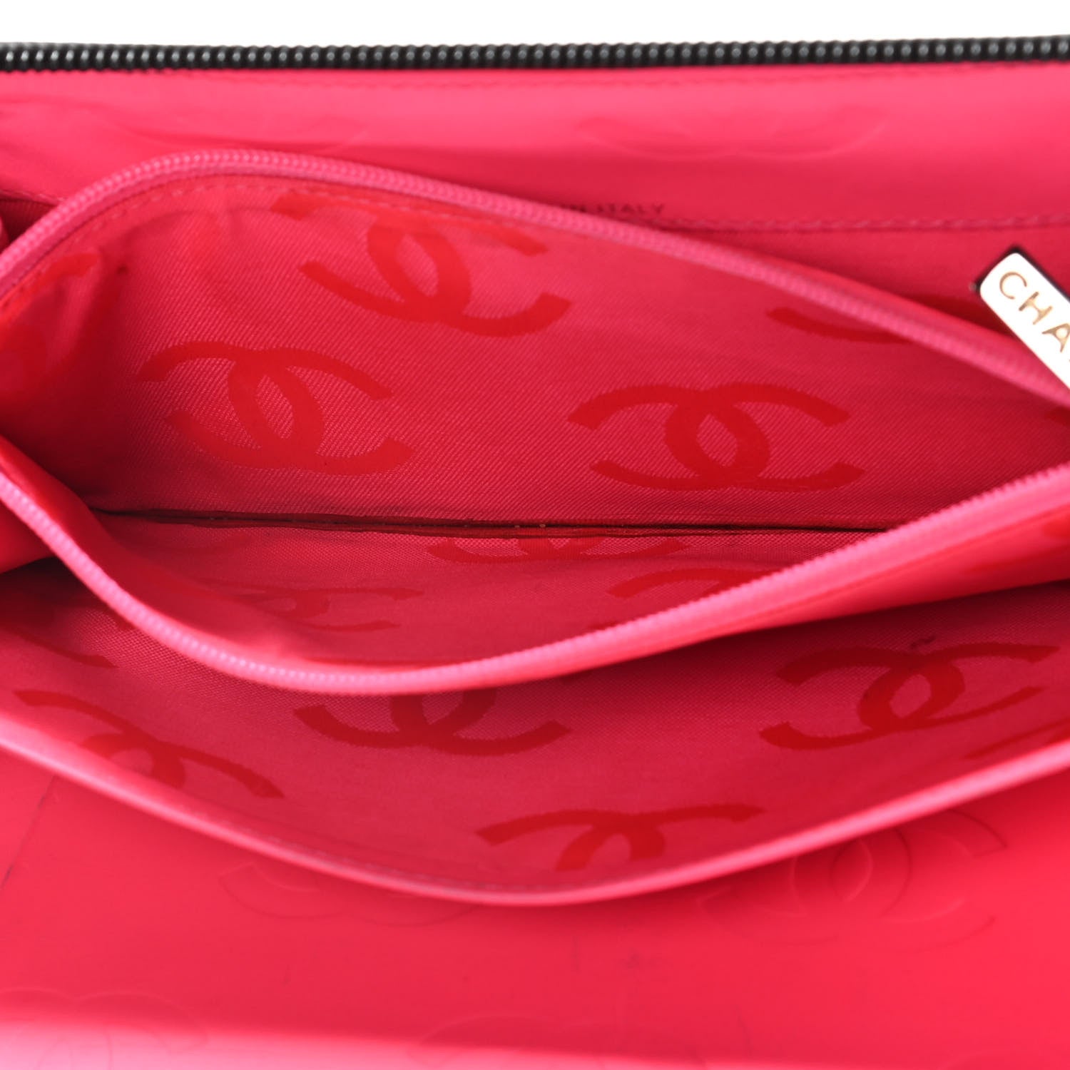 Chanel Calfskin Cambon Zip Around Organizer Wallet Black 6 of 21