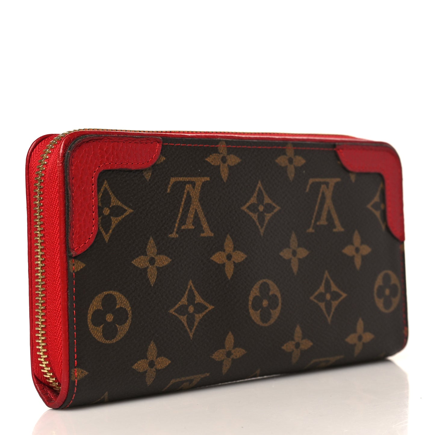 Monogram Retiro Zippy Wallet Cherry