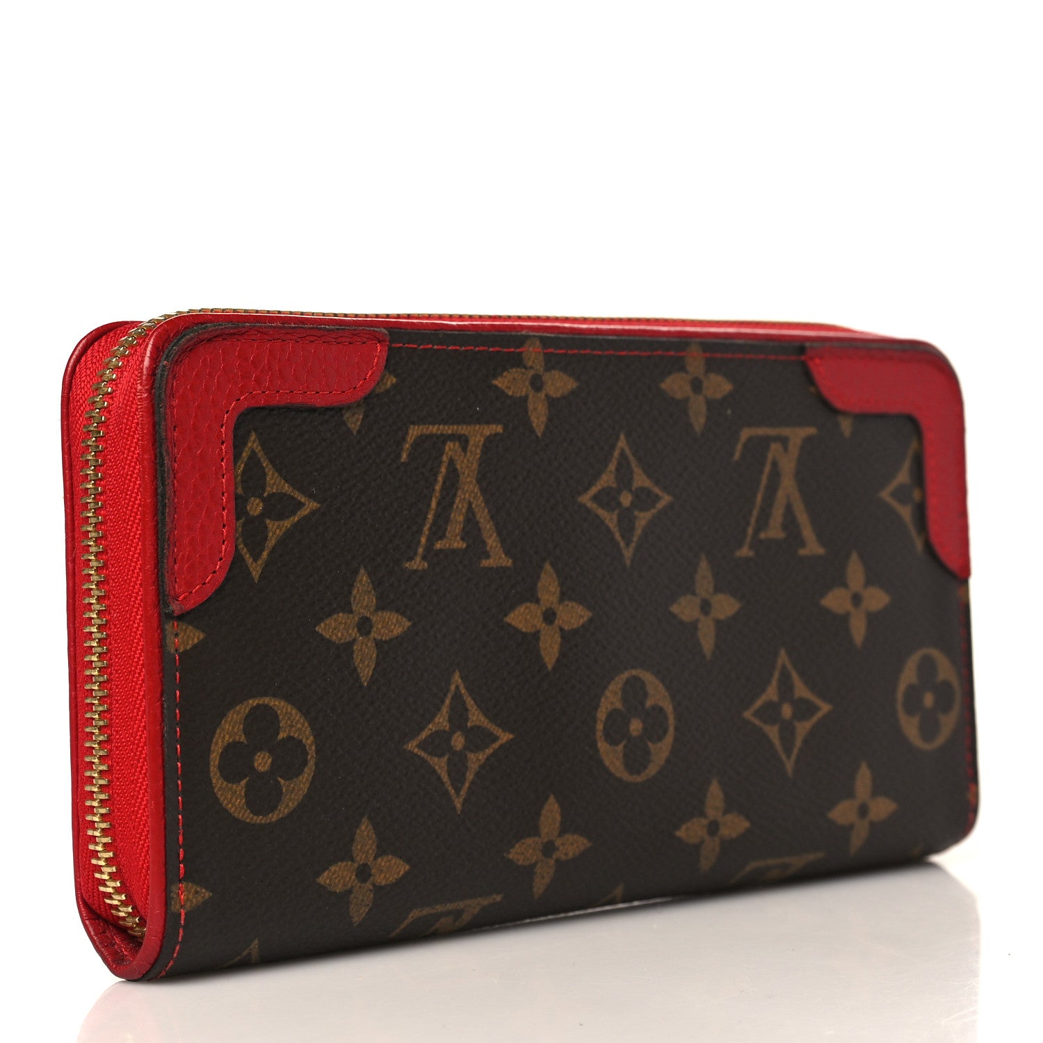 Louis Vuitton Monogram Retiro Zippy Wallet Cherry 3 of 10