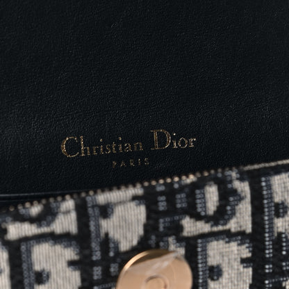 Christian Dior Oblique Saddle Belt Bag Blue 5 of 13