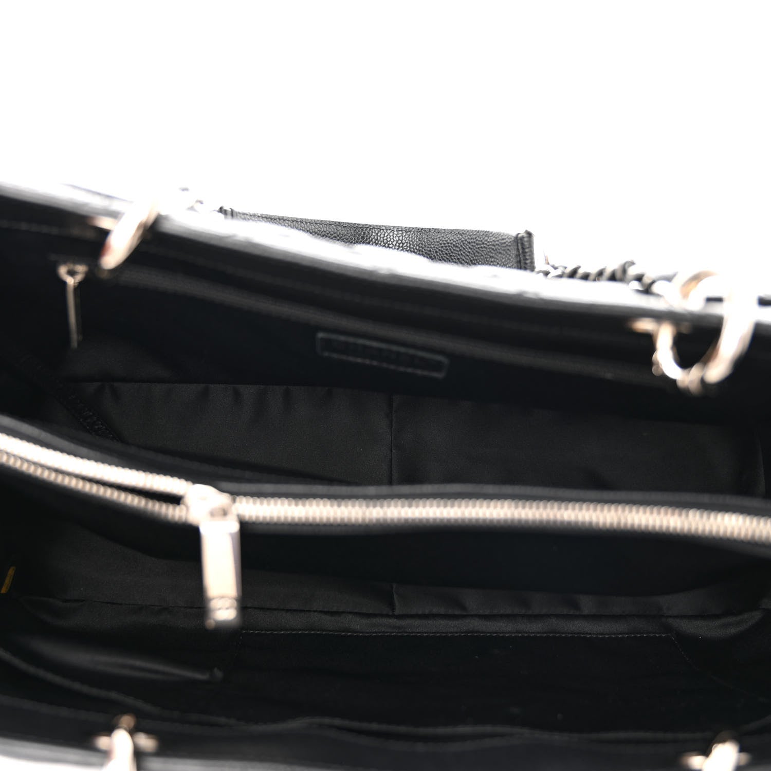 Chanel Caviar Quilted XL Grand Shopping Tote GST Black 5 of 10