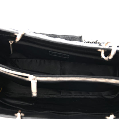 Chanel Caviar Quilted XL Grand Shopping Tote GST Black 5 of 10