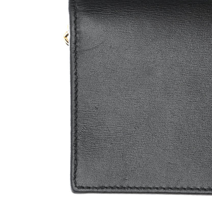 Gucci Boarded Plutone Calfskin Horsebit 1955 Wallet On Chain Black 15 of 16