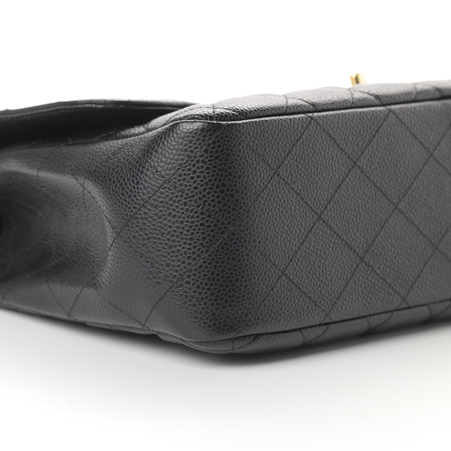 Chanel Caviar Quilted Jumbo Single Flap Black 9 of 12
