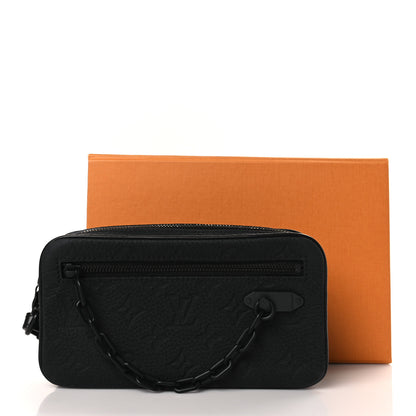 Louis Vuitton Taurillon Monogram Pochette Volga Black 9 of 9