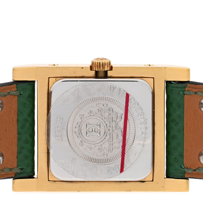 Hermes Stainless Steel Courchevel 23mm Medor Quartz Watch Vert Clair 4 of 5