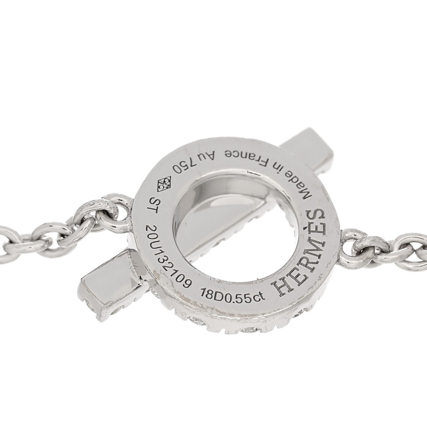 18K White Gold Diamond Finesse Bracelet ST
