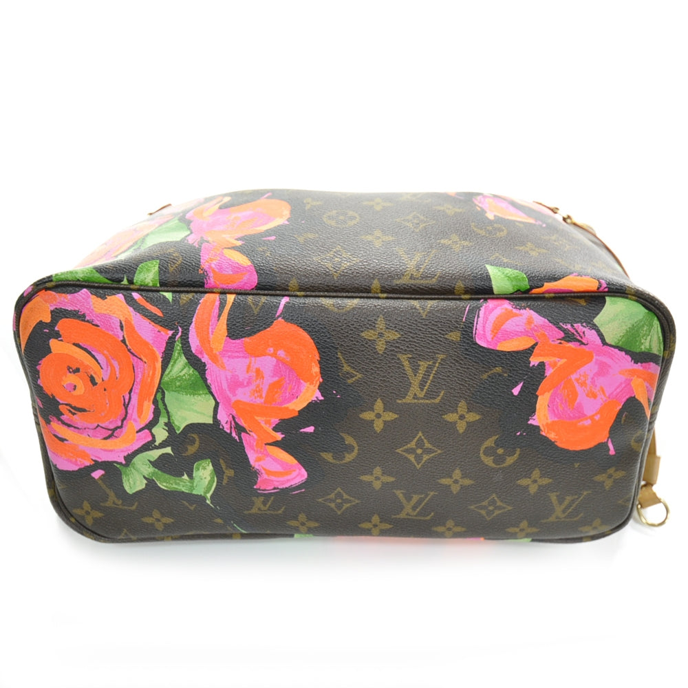 Monogram Roses Neverfull MM