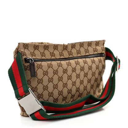 Gucci Monogram Web Belt Bag Dark Brown 3 of 14
