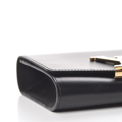 Louis Vuitton Calfskin Chain Louise MM Black 7 of 13