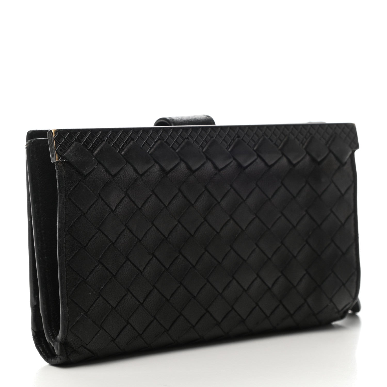 Bottega Veneta Nappa Intrecciato Continental Wallet Black 3 of 7