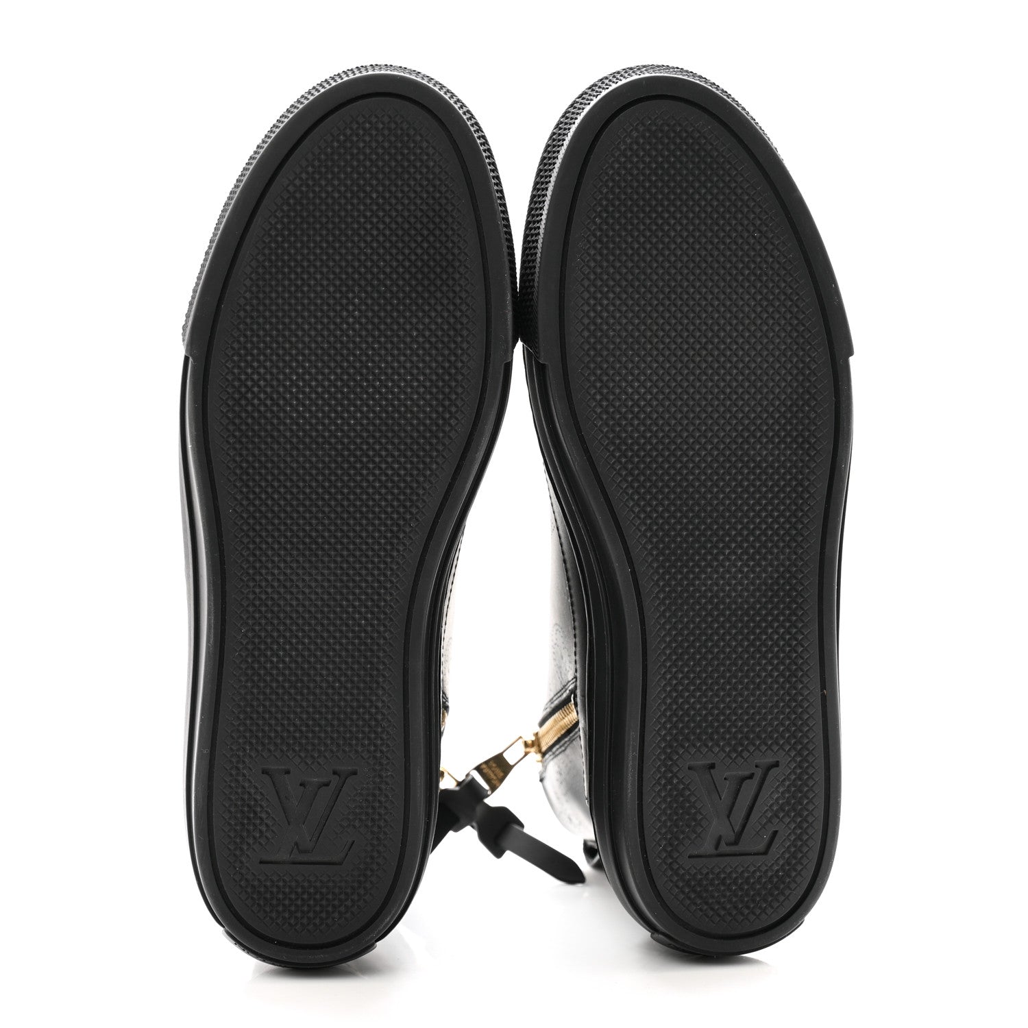 Louis Vuitton Calfskin Monogram Stellar Sneaker Boots 35.5 Black White 5 of 9