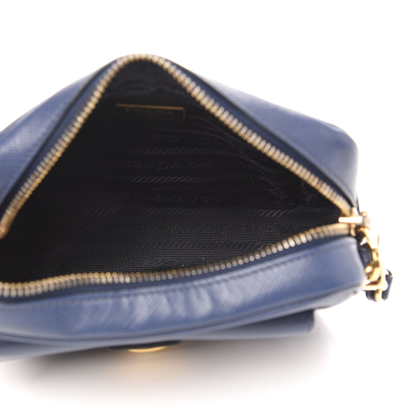 Saffiano Camera Crossbody Bleuette