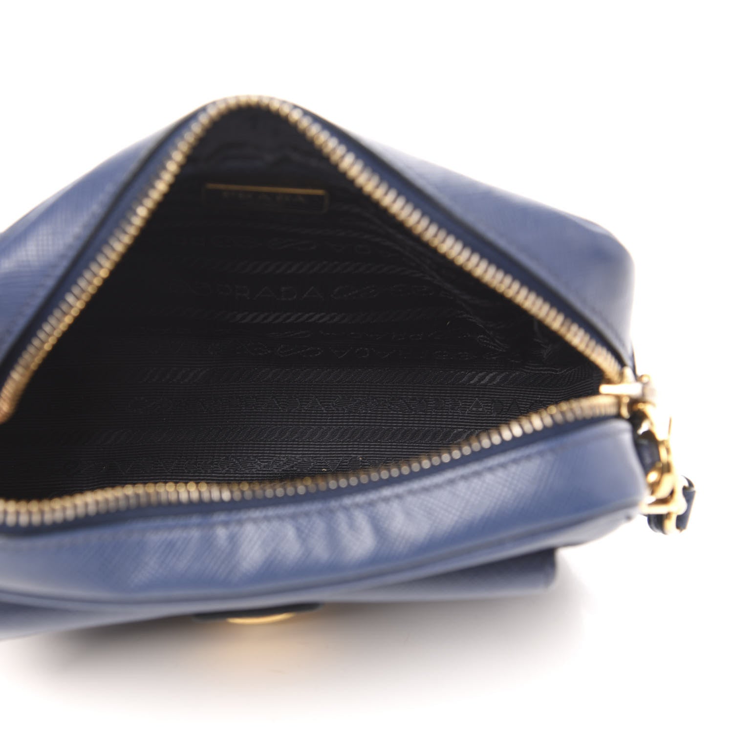 Prada Saffiano Camera Crossbody Bleuette 5 of 8