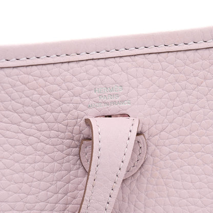 Hermes Taurillon Clemence Evelyne TPM Mauve Pale 6 of 10
