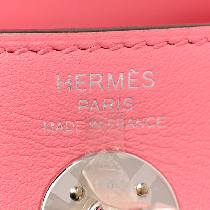 Hermes Swift Mini Lindy 20 Rose Ete 6 of 8