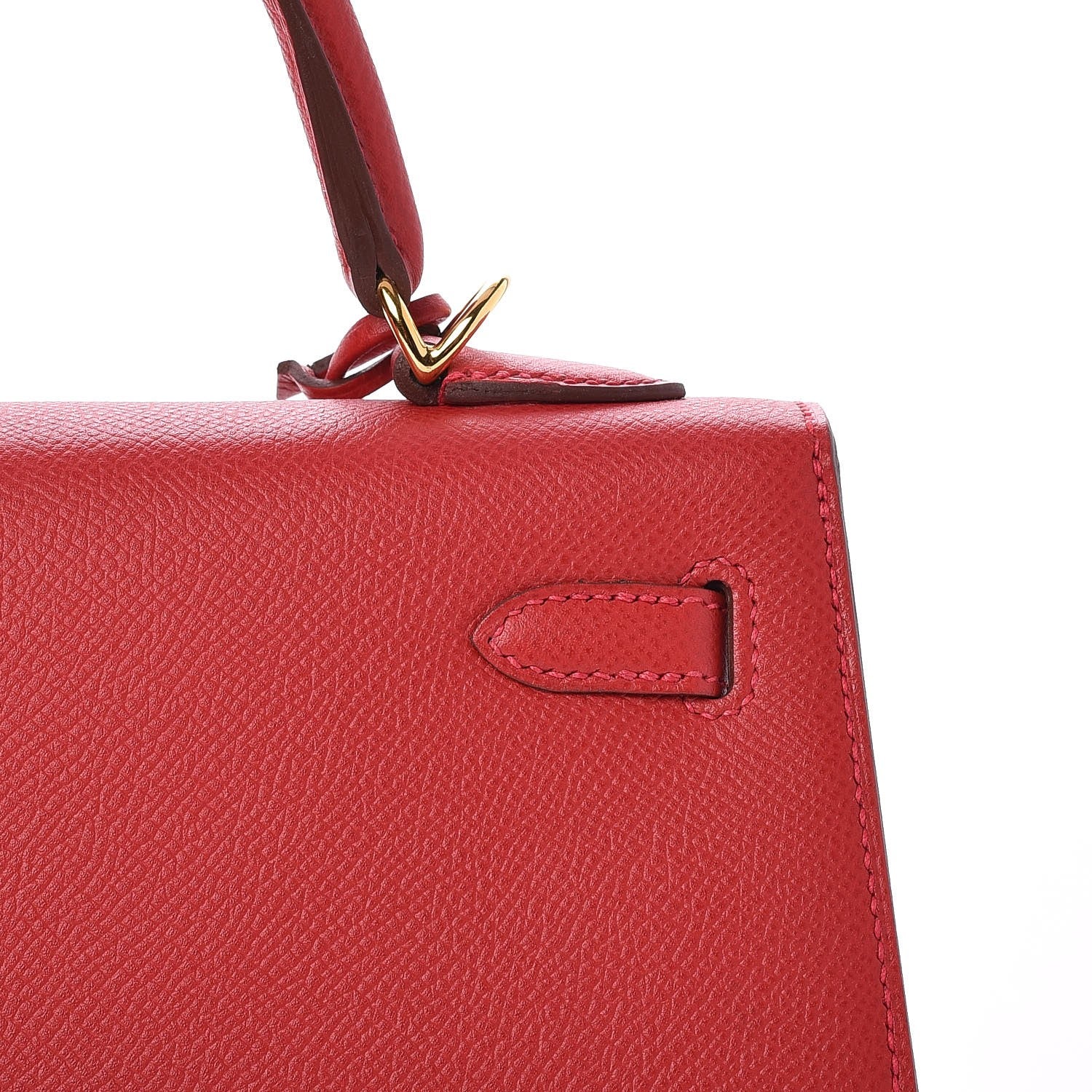 Hermes Epsom Kelly Sellier 25 Rouge Casaque 11 of 31