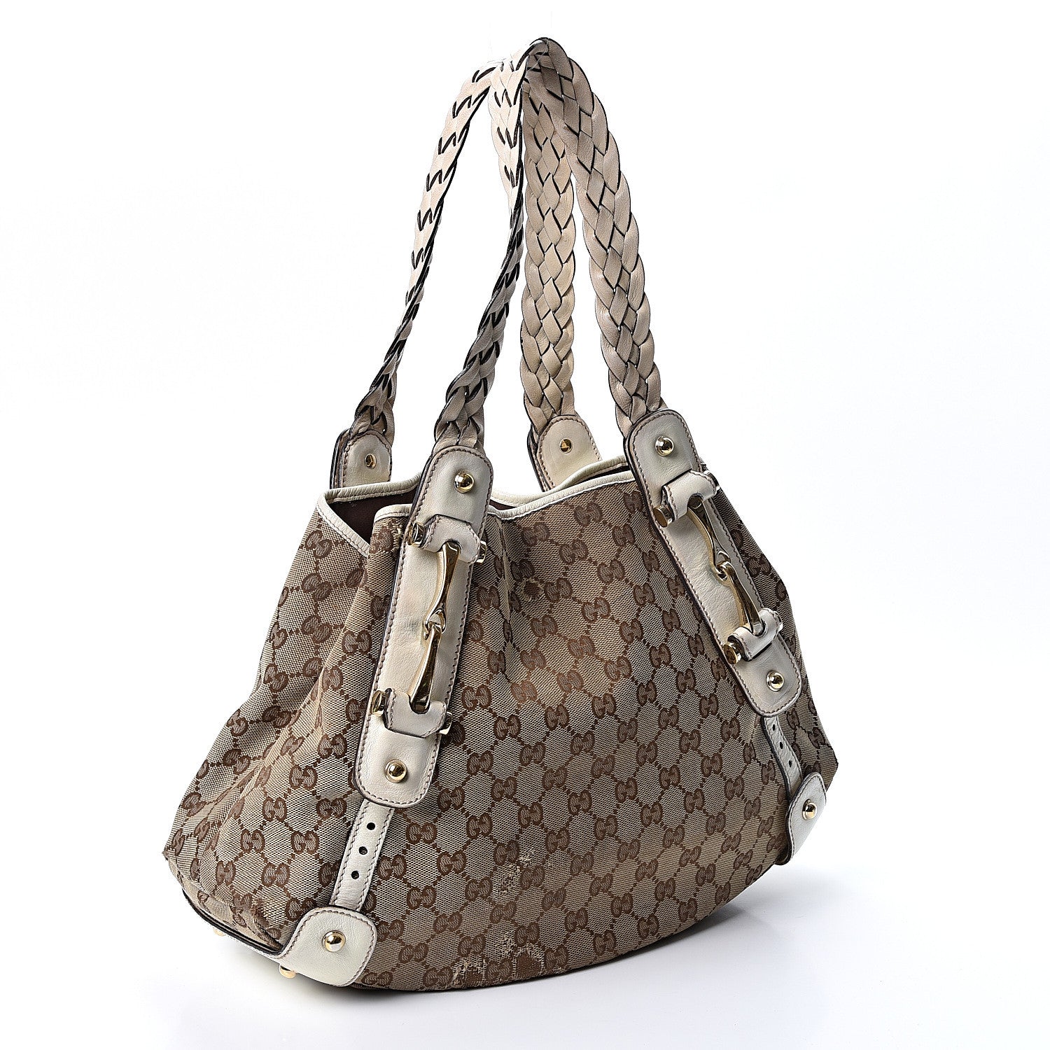 Gucci Monogram Small Pelham Shoulder Bag Off White 2 of 14
