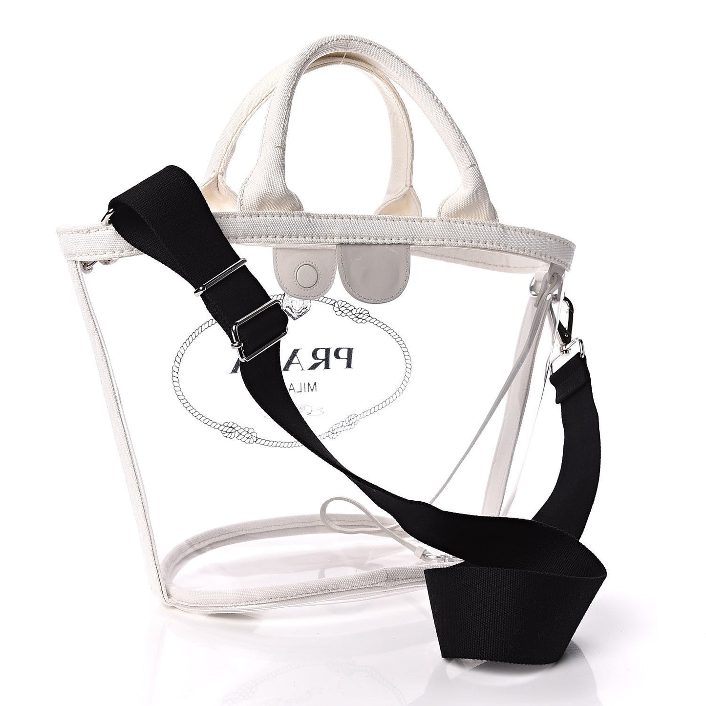 Plexiglass Canapa Small Shopper Tote White