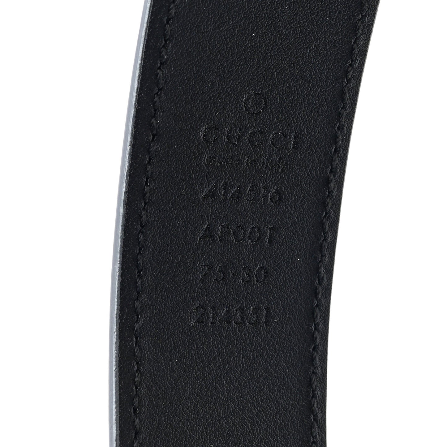 Calfskin Double G 30mm Belt 75 30 Black