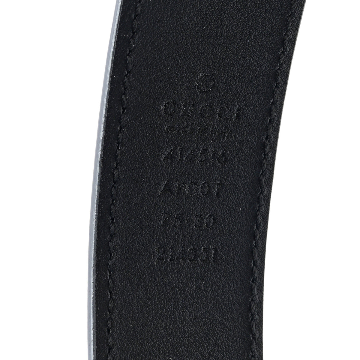 Gucci Calfskin Double G 30mm Belt 75 30 Black 3 of 4