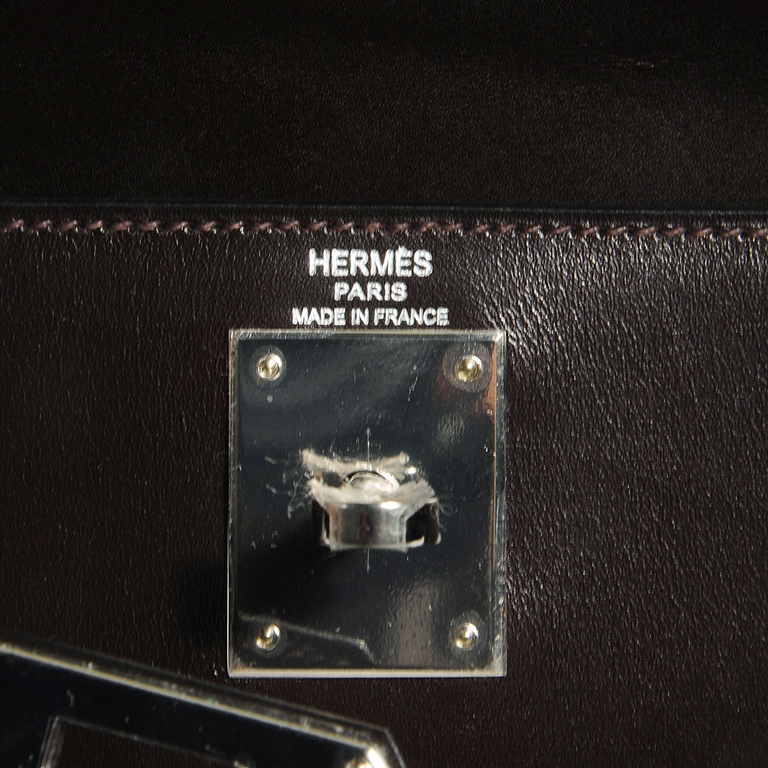 Hermes Box Kelly Sellier 28 Chocolate 7 of 20