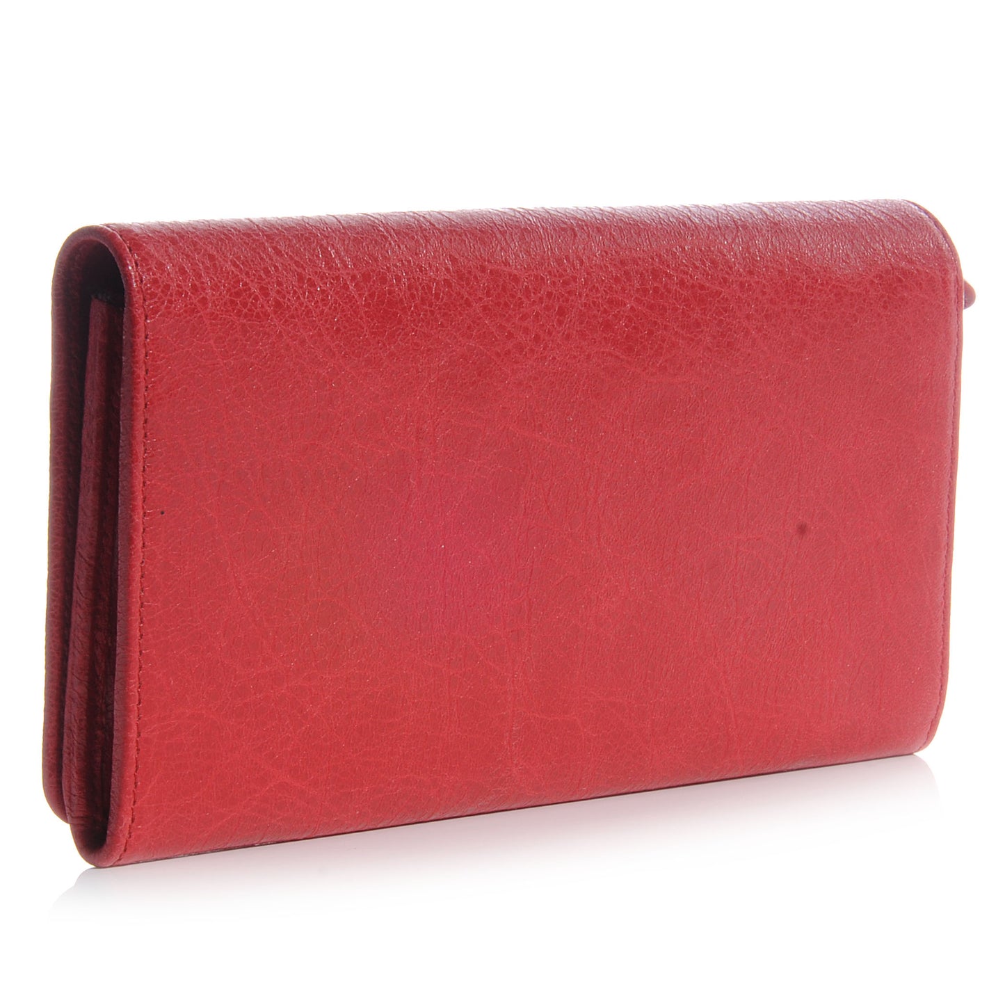 Agneau Giant Gold Money Wallet Rouge Cardinal