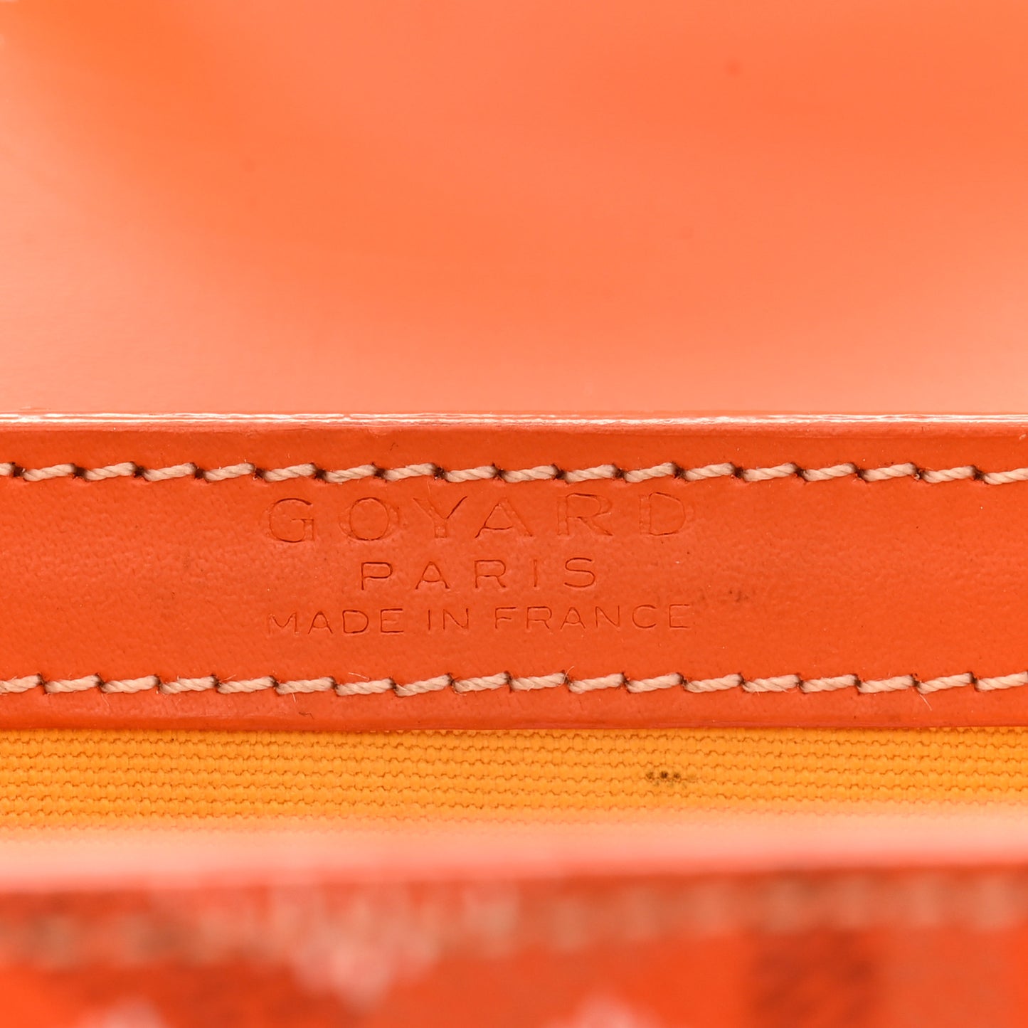 Goyardine Structure Mini Saigon Orange