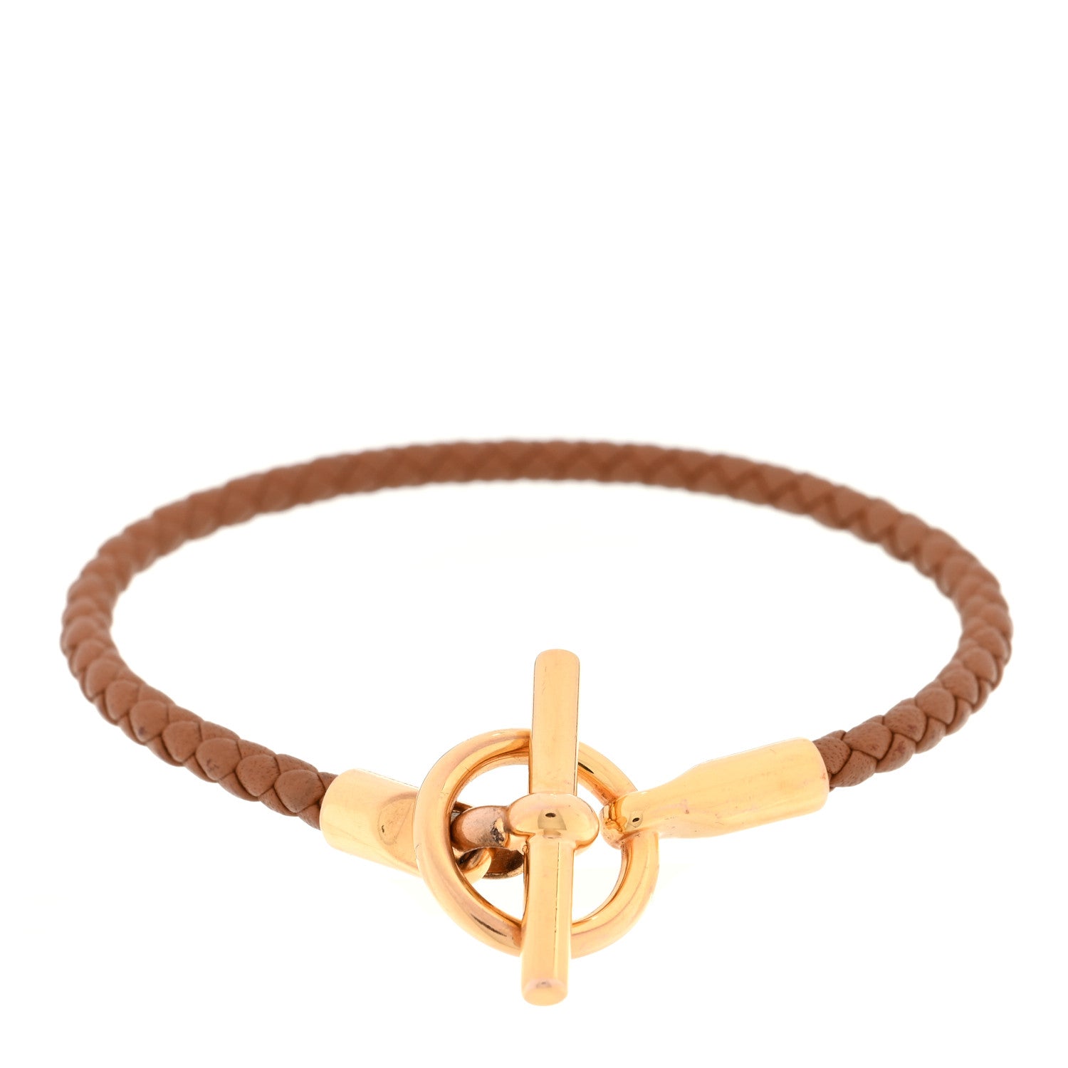 Hermes Swift Glenan Single Tour Bracelet T1 Gold 1 of 3