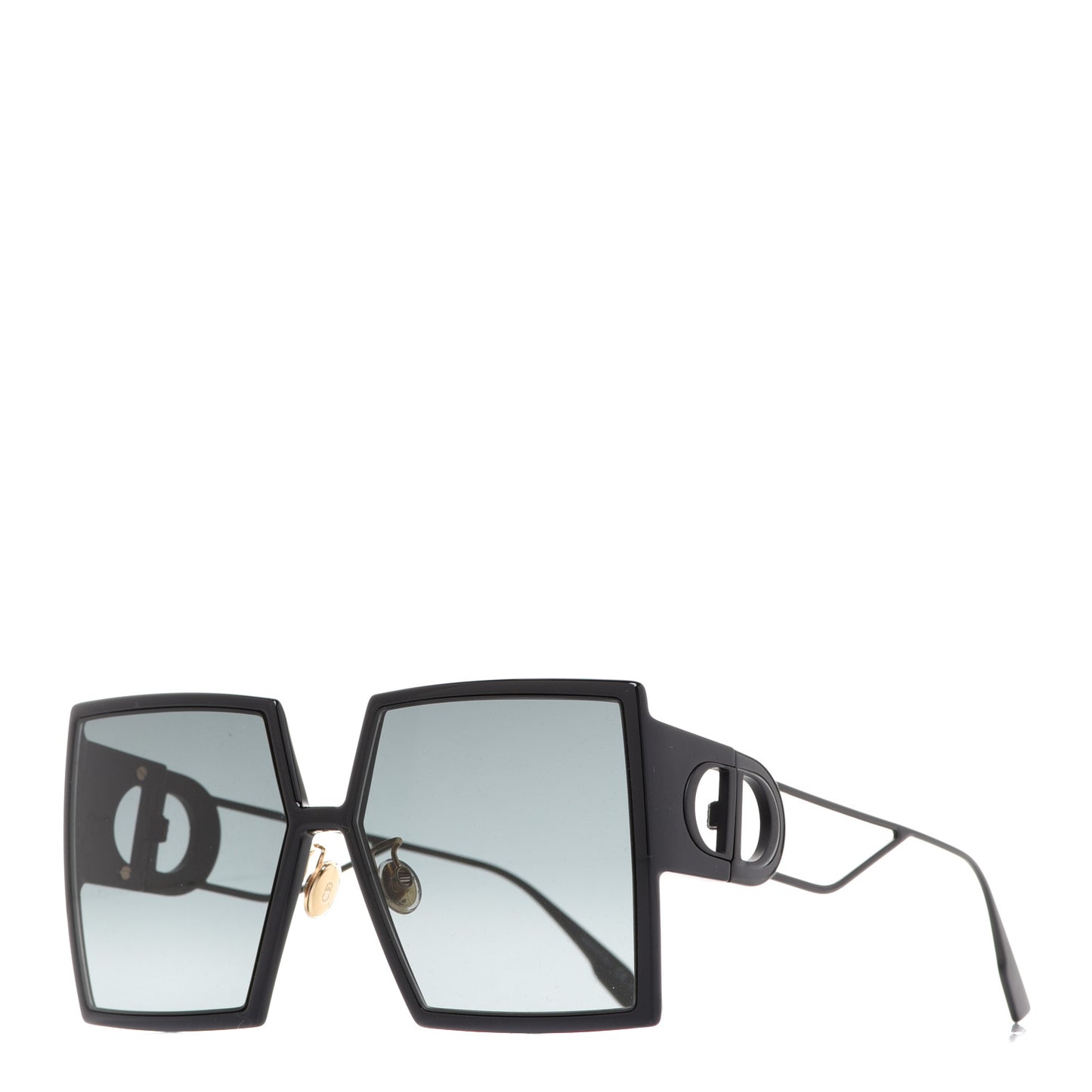Square 30 Montaigne Sunglasses Black