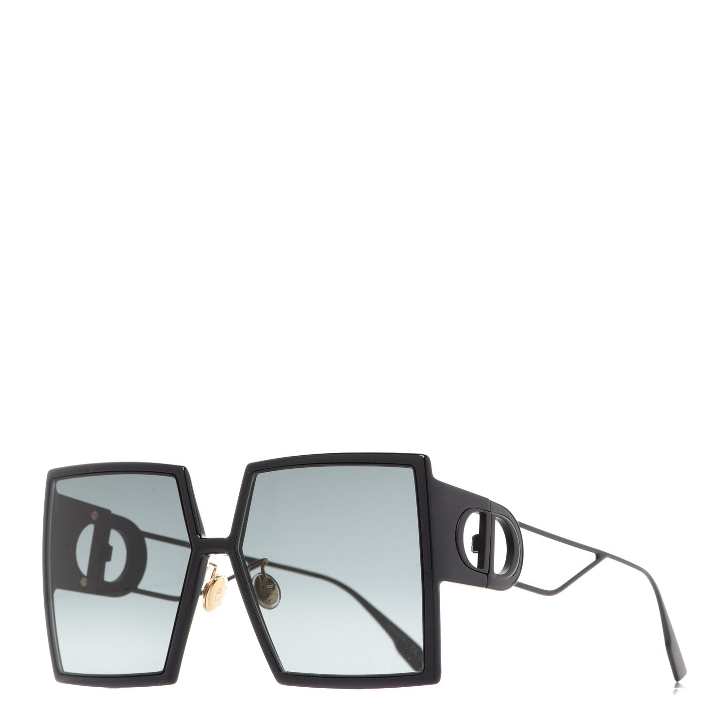 Christian Dior Square 30 Montaigne Sunglasses Black 1 of 7