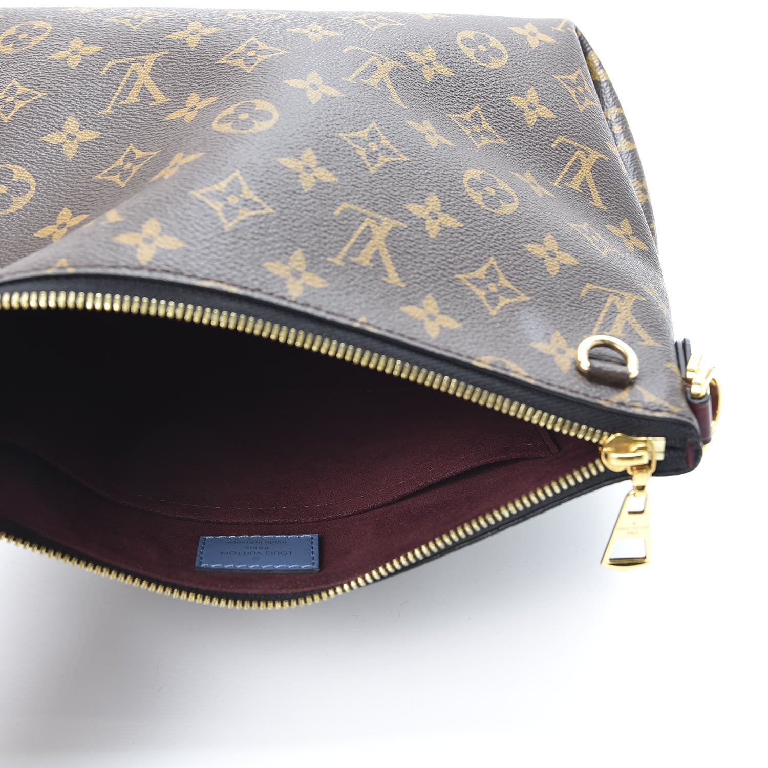 Louis Vuitton Monogram Beaubourg Hobo Mini Bordeaux Red Peach Safran Blue Jean Blue 4 of 9