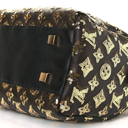 Louis Vuitton Monogram Sequins Eclipse Speedy 28 Gold 6 of 8