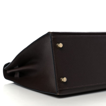 Hermes Epsom Kelly Sellier 32 Chocolate 8 of 13