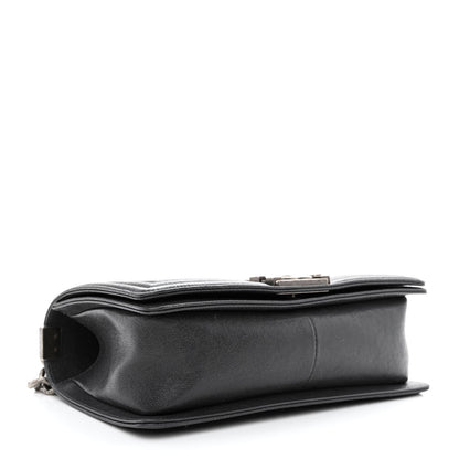 Chanel Caviar Quilted Medium Boy Flap Grey 4 of 11